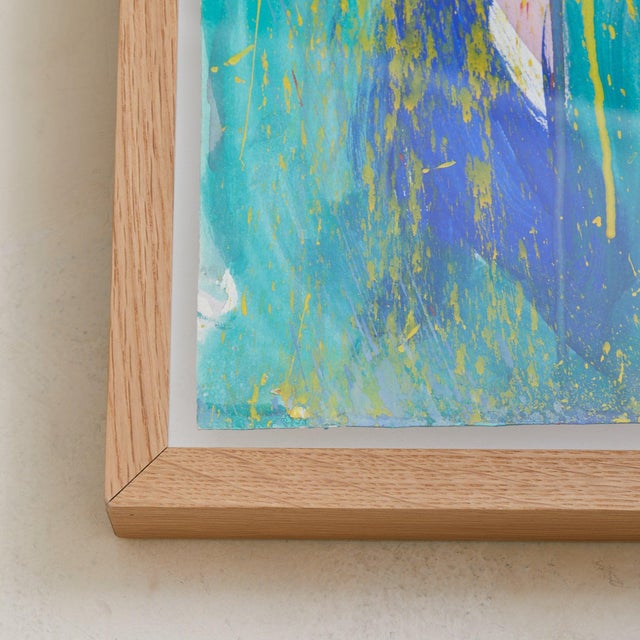 Angel Darisio, Mixed Media Painting on Paper No. 22, 20th Century For Sale In Chicago - Image 6 of 8