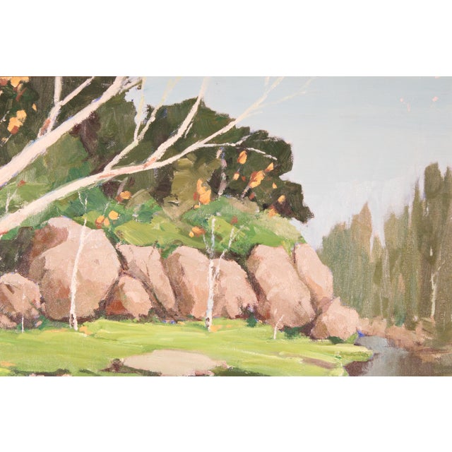 Wood California Landscape Painting by Victor Matson (1895-1972) For Sale - Image 7 of 12