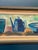 Louis Zelig, Kettle Bowl and Glass, 1950s, Oil Painting on Panel, Framed For Sale - Image 4 of 18
