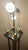Brass Mid 20th Century Hollywood Regency 4-Column Brass & Green Marble Floor Lamp For Sale - Image 8 of 10