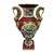 French Hand-Painted Amphora-Shaped Vase, 1950s For Sale