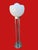 Silver Space Age Floor Lamp in Murano Glass and Steel, 1960s For Sale - Image 8 of 12