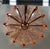 21st Century Satin Copper Dahlia Flush Mount by Fabio LTD For Sale - Image 9 of 9