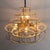 Silver Brutalist Chandelier with 167 Frosted Glass Tubes by Doria-Leuchten, Germany, 1970s For Sale - Image 8 of 13