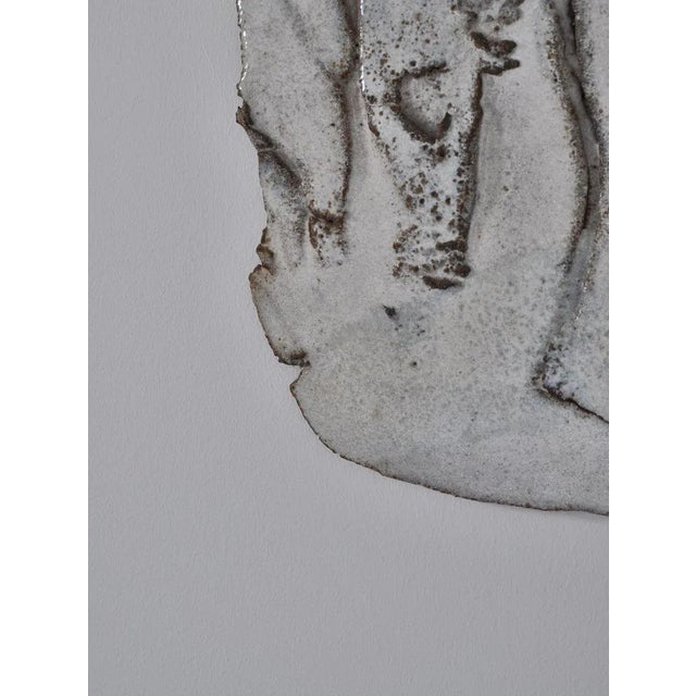 1960s White Stoneware Wall Relief by Ole Bjørn Krüger, 1960s For Sale - Image 5 of 12