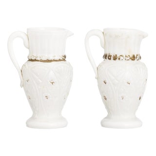 Mugs in Opaline Glass, Set of 2 For Sale
