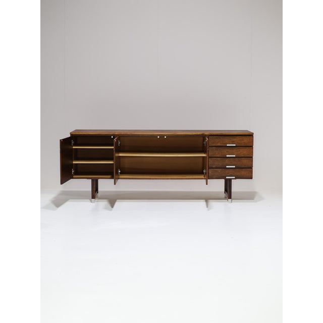 Mid-Century Modern Danish Sideboard in Rosewood by Ejgil Petersen, 1960s For Sale - Image 3 of 18