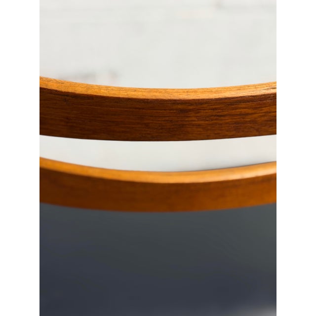 Wood Set of 4 Danish Mid Century Modern Dining Chairs in Teak & Beech Attributed to Boltinge Stolefabrik, 1960’s For Sale - Image 7 of 7