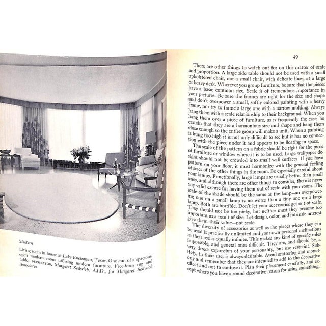 "Decorating Begins Wth You" 1958 Alexander, Mary Jean For Sale - Image 11 of 11