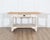 Charming 19th-century Swedish cutting table crafted in pine with its original painted surface, displaying a beautifully...