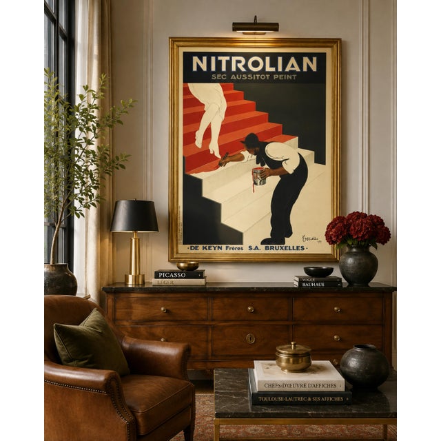 Exceptional large-scale Nitrolian advertising poster by Leonetto Cappiello (1875–1942), designed in 1929 and printed in...