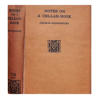 "Notes on a Cellar-Book" 1931 Saintsbury, George For Sale