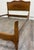 Wood Vintage Full Size French Provincial Solid Oak Bed For Sale - Image 7 of 15