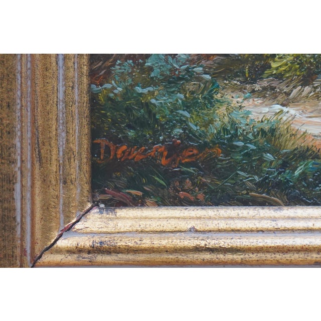 1980s Pair of Oil on Board Woodland Landscape Paintings - Signed For Sale - Image 12 of 15