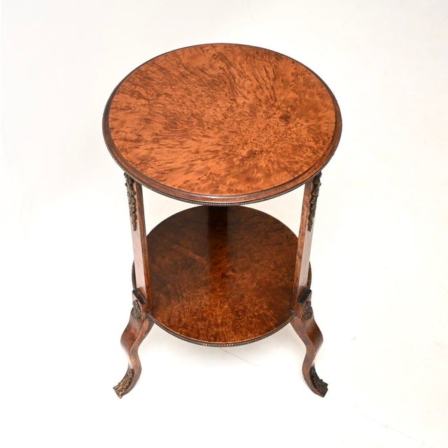 Antique French Occasional Side Table, 1890s For Sale - Image 3 of 8