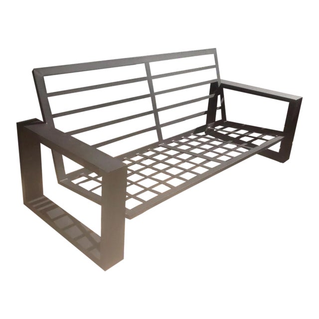 Custom Black Modern Patio Sofa For Sale