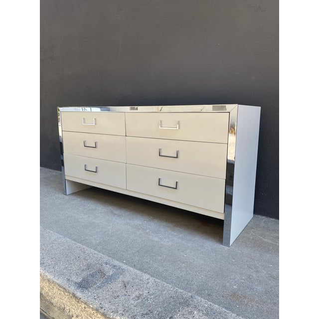 1970s Mid Century Modernist John Stuart for Michigan Furniture Co. Compact Dresser For Sale - Image 9 of 9