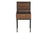 English Vintage Anglo-Indian Teak and Brass Small Chest on Iron Legs/Side Table For Sale - Image 3 of 3