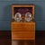 Antique Victorian Hobnail Cut Crystal Decanters in Original Case, 1880, Set of 3 For Sale - Image 4 of 18