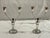 Bring space-age elegance to your dining landscape with this striking pair of Gorham Sterling Silver Twin-Light Candelabras...