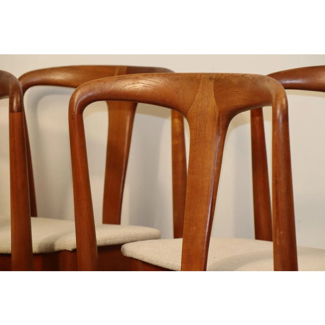 Johannes Andersen Vintage Juliane Chairs by Johannes Andersen 1960s, Set of 4 For Sale - Image 4 of 18