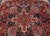 Red & Navy Blue Oriental Handwoven Vintage Rug 7'10" x 10'11" For Sale In Houston - Image 6 of 9