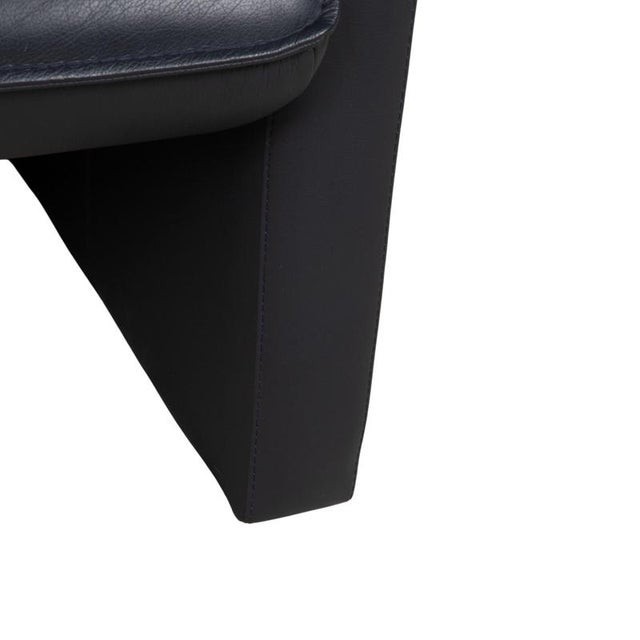 Blue 3-Seater and 2-Seater Sofas in Dark Blue Leather from Leolux, Set of 2 For Sale - Image 8 of 18