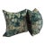 Pair of Pillows, Zoffany Richmand Park Evergreen Velvet For Sale