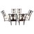 Wood Set of 6 c1940s Mahogany Fine Carved Chippendale Style Chairs Clean! For Sale - Image 7 of 13