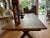 Wood Early 19th Century English Pine Sawbuck Trestle Table For Sale - Image 7 of 8