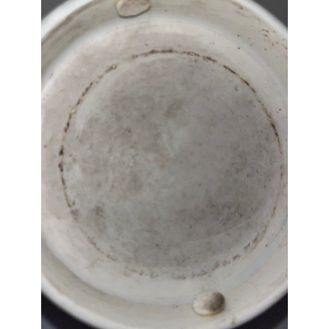 Antique Japanese Blue and White Sake Cup Washing Bowl For Sale - Image 13 of 18