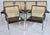 Vintage Paul McCobb for Lane Cane-Back Dining Chairs in Rosewood & Chrome & Newly Caned Backs - Set of 6 For Sale In Miami - Image 6 of 14