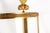 Vintage Glass and Brass Three Light Wall Sconce For Sale - Image 4 of 9