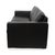 Conseta Two-Seater Sofa in Black Leather from COR For Sale - Image 11 of 12