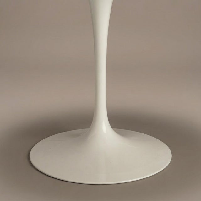 2000 - 2009 Saarinen Round Tulip Pedestal Dining Foyer Table in Light Oak For Sale - Image 5 of 6