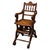 An exceptional and increasingly rare Victorian transforming child’s high chair, dating to the late 19th century and...