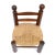 Charlotte Perriand Style Turned Wood Kid's Chair Woven Rush Seat France 1960 For Sale In Miami - Image 6 of 12