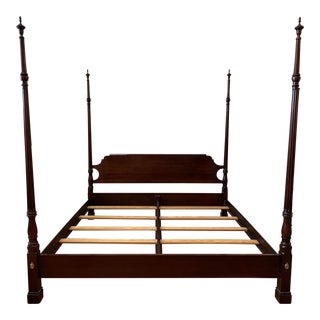 Eastern King 1982 OldTowne Eastern King Four Poster Bed Frame For Sale