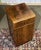 Art Deco English Bedside Table in Walnut, 1950s For Sale - Image 3 of 10