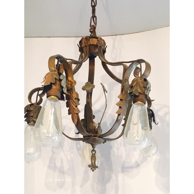 SpanishStyle Brass Chandelier Chairish