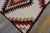 Textile 1930s White Zig Zag Antique American Native Navajo Carpet 3'4" X 5'2" Handwoven Wool Rug For Sale - Image 7 of 9