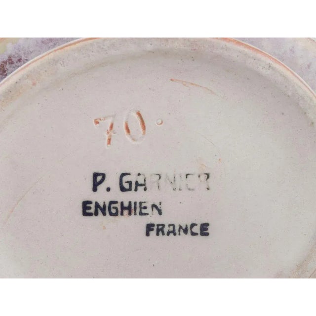 Art Deco Ceramic Jug by P. Garnier, Enghien, France, 1920s-1930s For Sale - Image 9 of 10