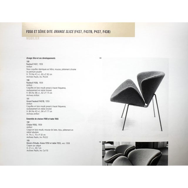 Early F437 Orange Slice Lounge Chair by Pierre Paulin for Artifort, 1960s For Sale - Image 16 of 18