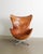 Mid-Century Modern Danish Egg Chair in Leather by Arne Jacobsen for Fritz Hansen, 1963 For Sale - Image 3 of 9