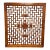 Chinese Carved Wood Geometric Lattice Panel, Antique For Sale