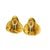 1970s Elizabeth Gage 18k Gold Sculptural Scroll Clip Earrings, A Pair For Sale - Image 10 of 17