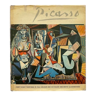Pablo Picasso Vintage 1963 First Edition Lithograph Print Hardcover Mid Century Modernist Art Book For Sale