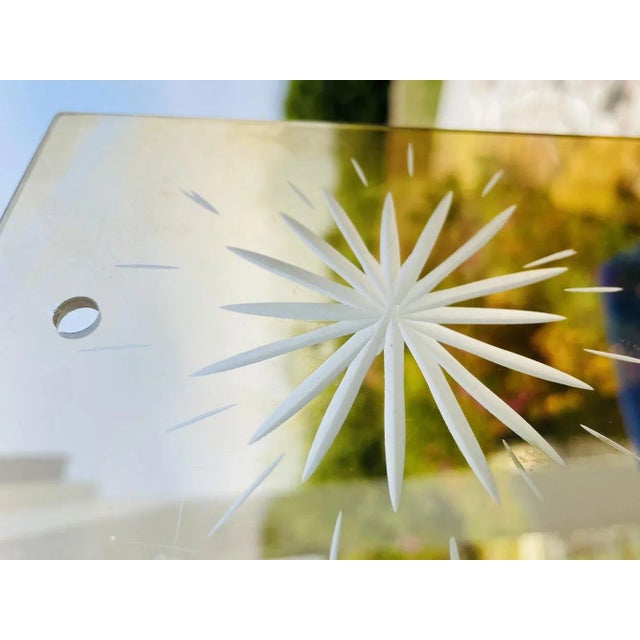 Mid-Century Modern Wood and Glass Hanging Lamp, 1960s For Sale - Image 13 of 16