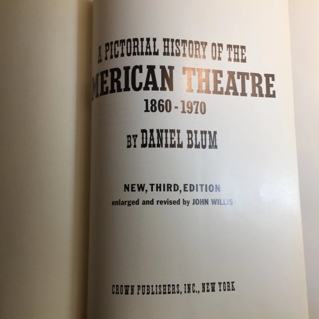 Traditional "Pictorial History of the American Theatre 1860-1970" 1969 Book For Sale - Image 3 of 11