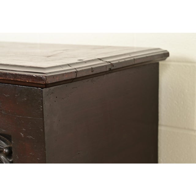 Wood R. J. Horner Style Antique Italian Renaissance Revival Carved Walnut Blanket Chest, Circa 1880s For Sale - Image 7 of 13